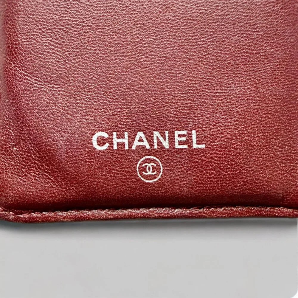 Chanel Quilted Lambskin Black Long Wallet